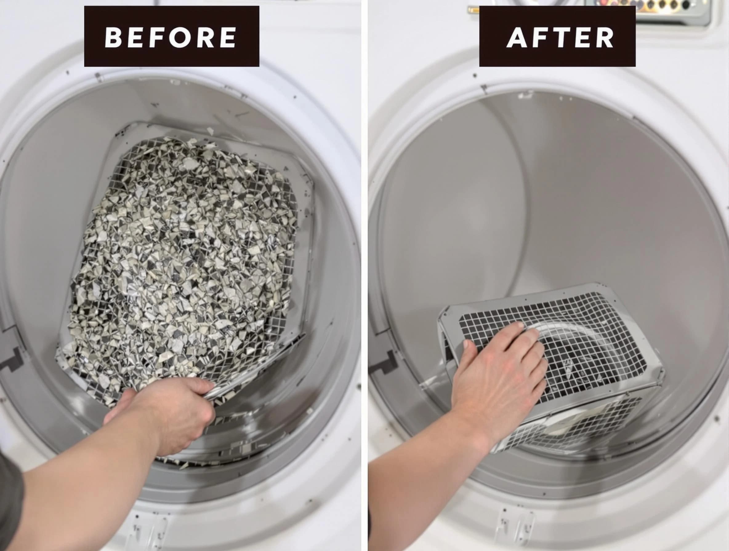 Professional lint trap cleaning by Niwot Dryer Vent Cleaning in Niwot