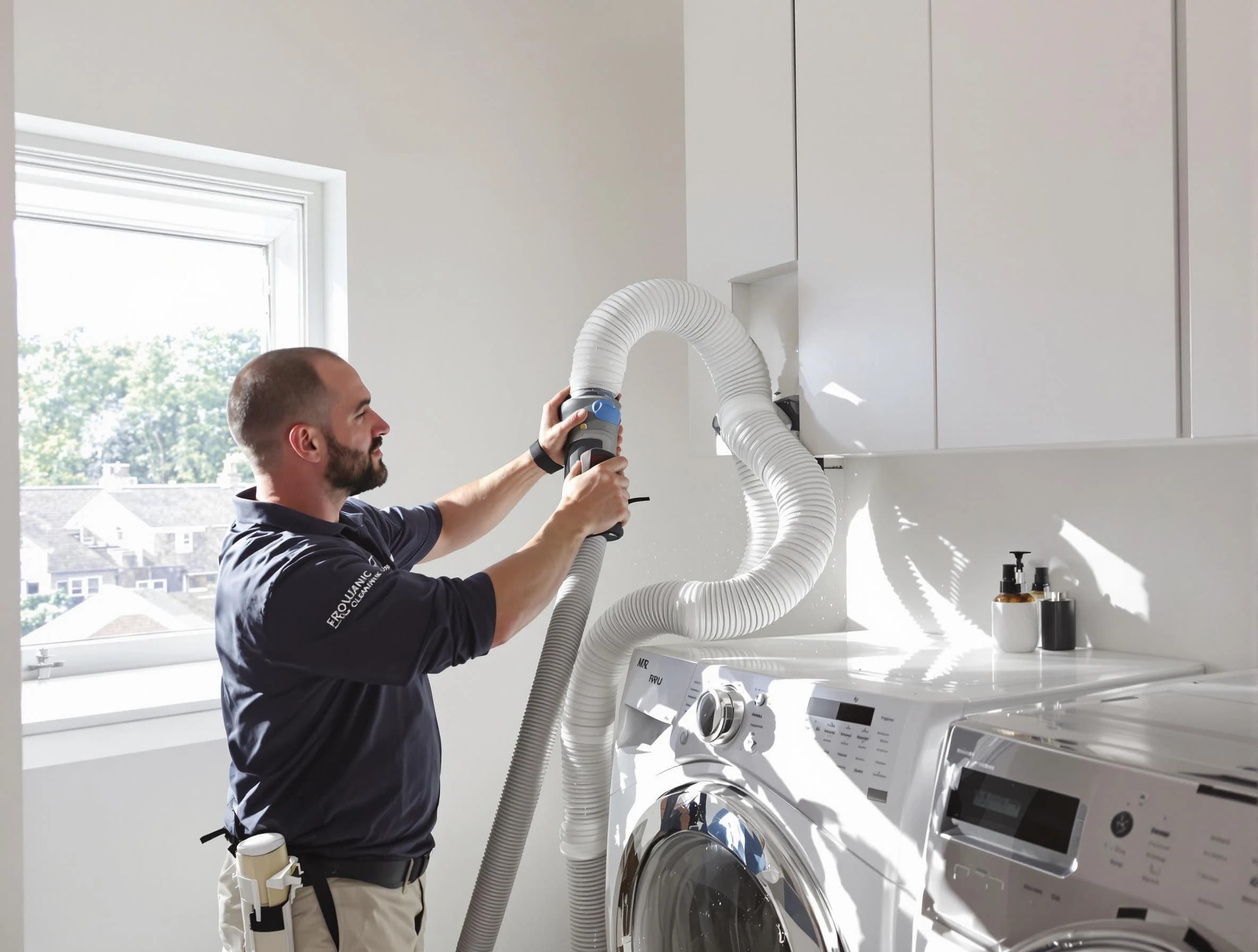 Certified Niwot Dryer Vent Cleaning technician performing dryer vent cleaning in Niwot