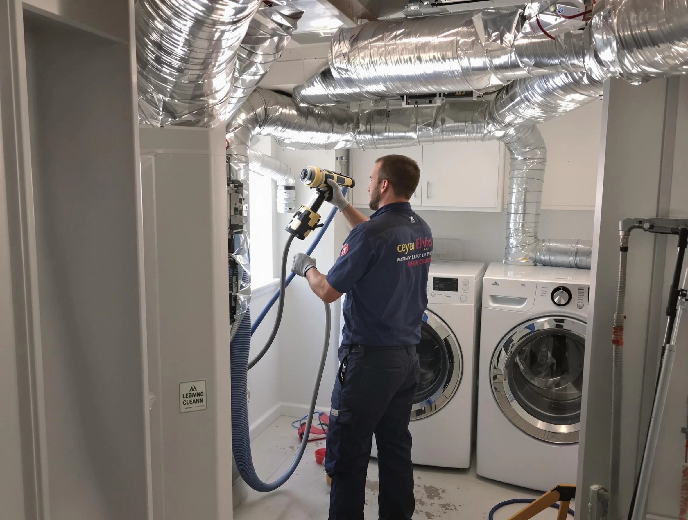 Niwot Dryer Vent Cleaning specialist using advanced equipment for thorough duct cleaning in Niwot