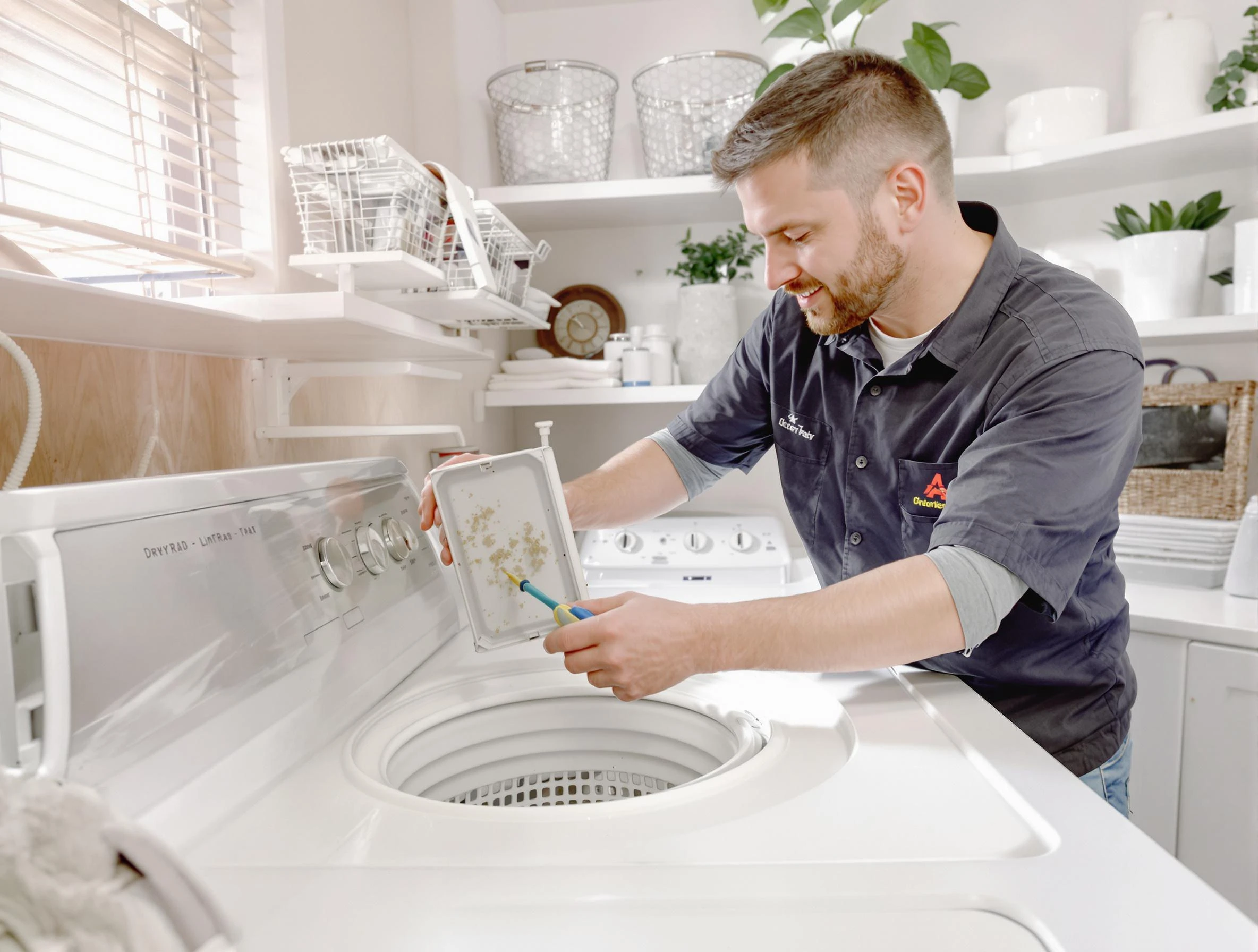Cleaning Dryer Lint Trap in Lafayette, CO